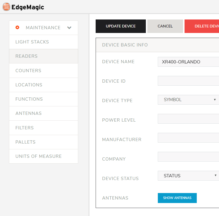 EdgeMagic RFID Software CYBRA Corporation
