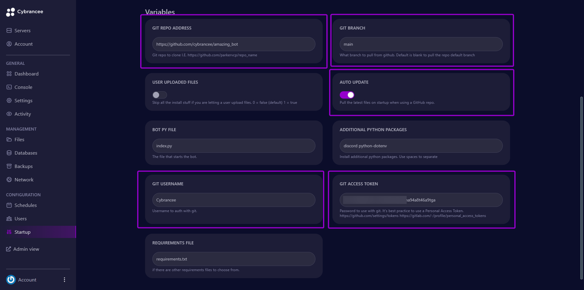 How to use Git in Pterodactyl Cybrancee Knowledgebase