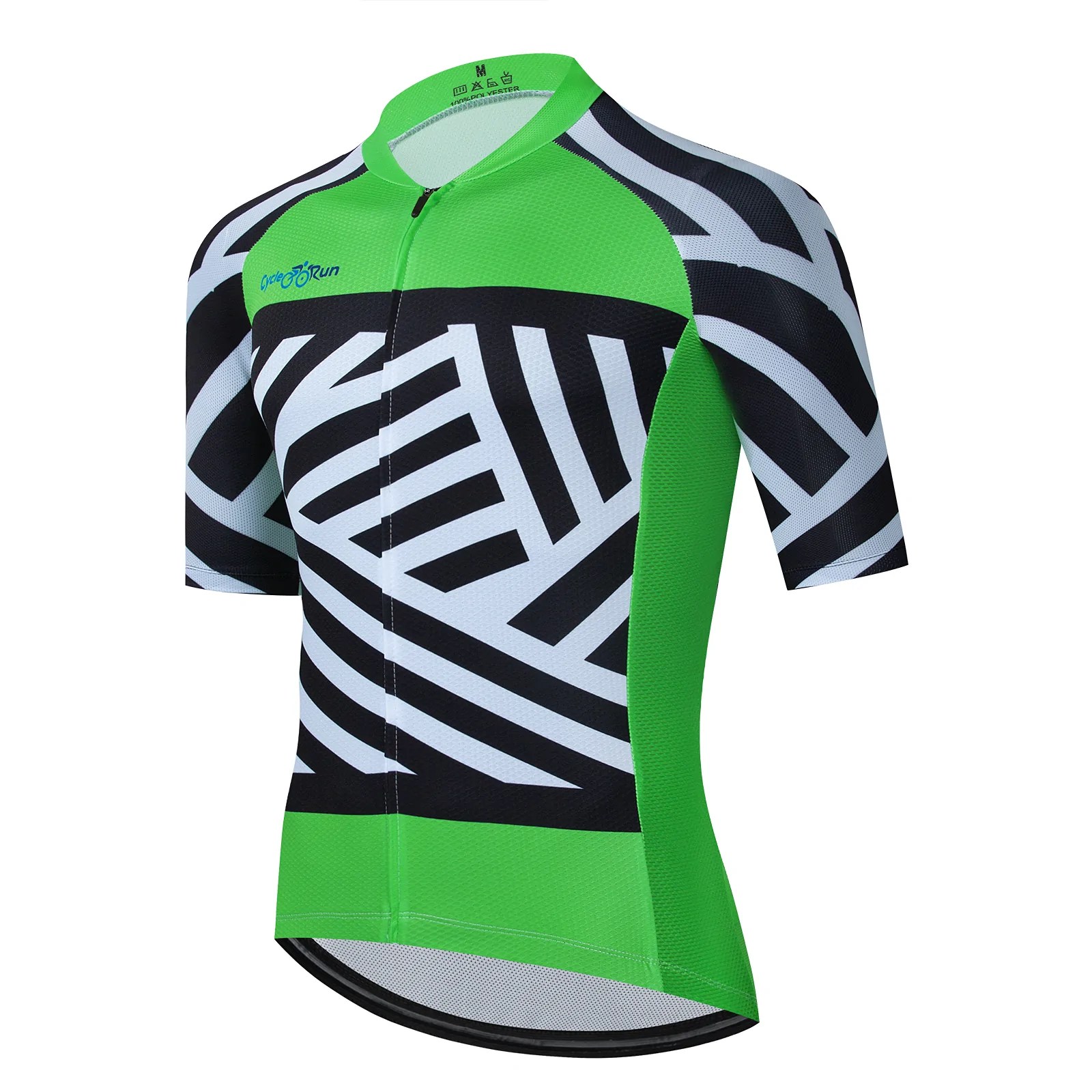 Yellow mash Cycling jersey for women CycleRun