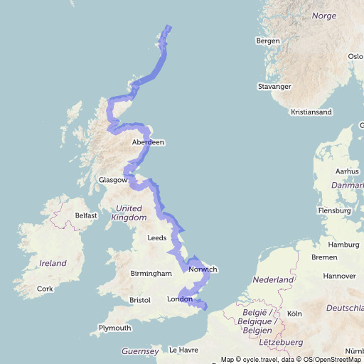 Bike map Cycle route planner cycle.travel