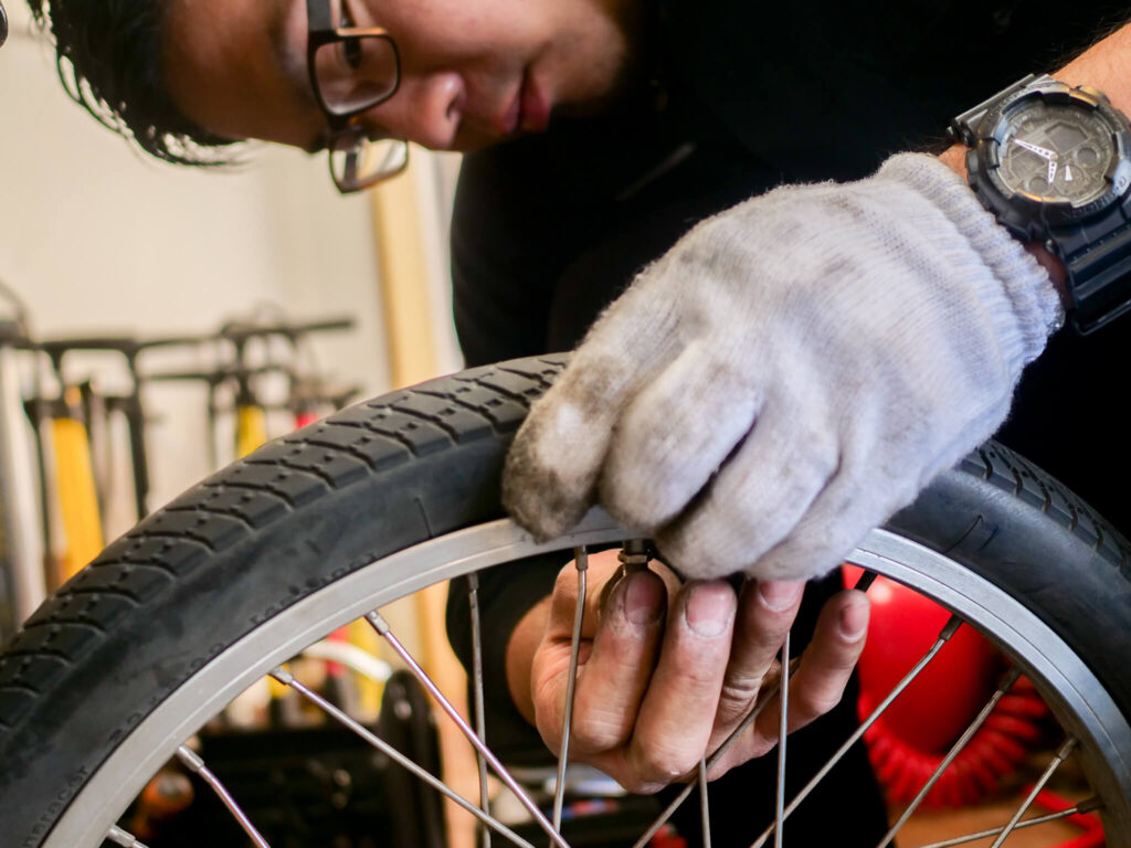自転車の出張修理・店舗修理サービス