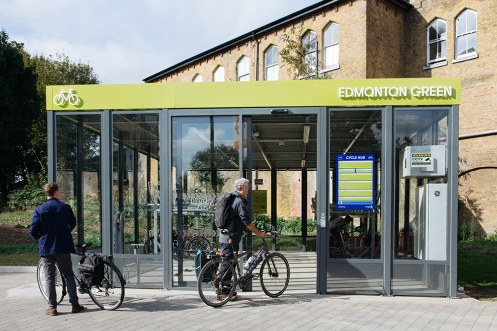 The first Cycle Hubs in Enfield are officially open! Cyclehoop