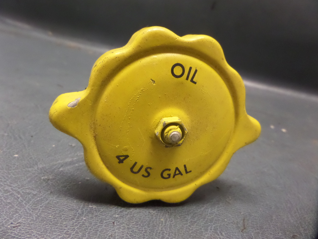 NEW SURPLUS CONTINENTAL AIRCRAFT ENGINE OIL FILL CAP DIPSTICK