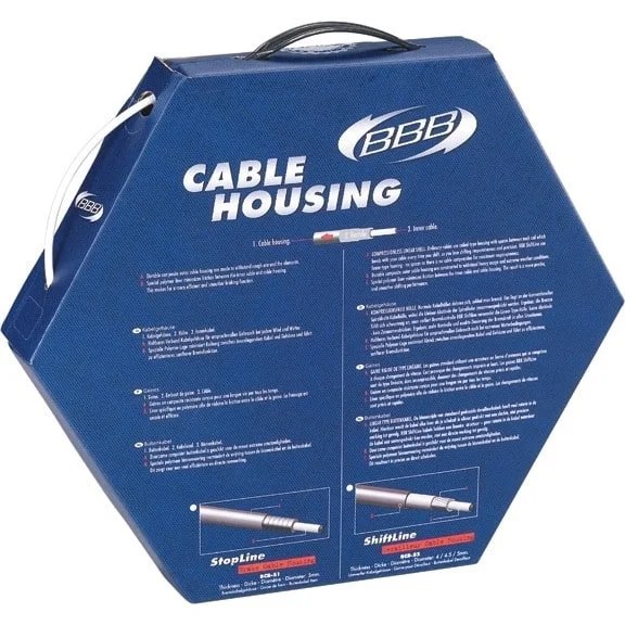 BBB Derailleur / Shifter Cable Housing Black