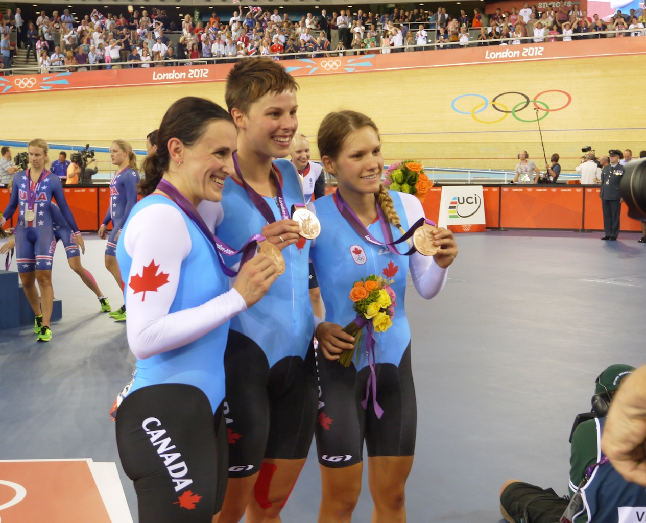 Canadian Women Win Olympic Bronze in Track Cycling’s Team Pursuit