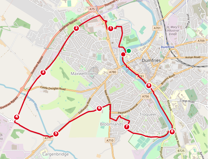 Maxwelltown Path Cycling Dumfries