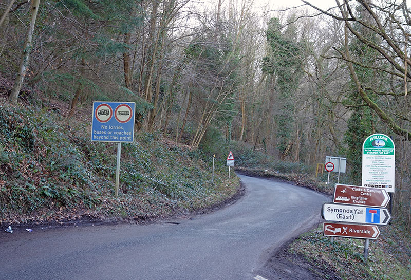 Symonds Yat Cycling uphill