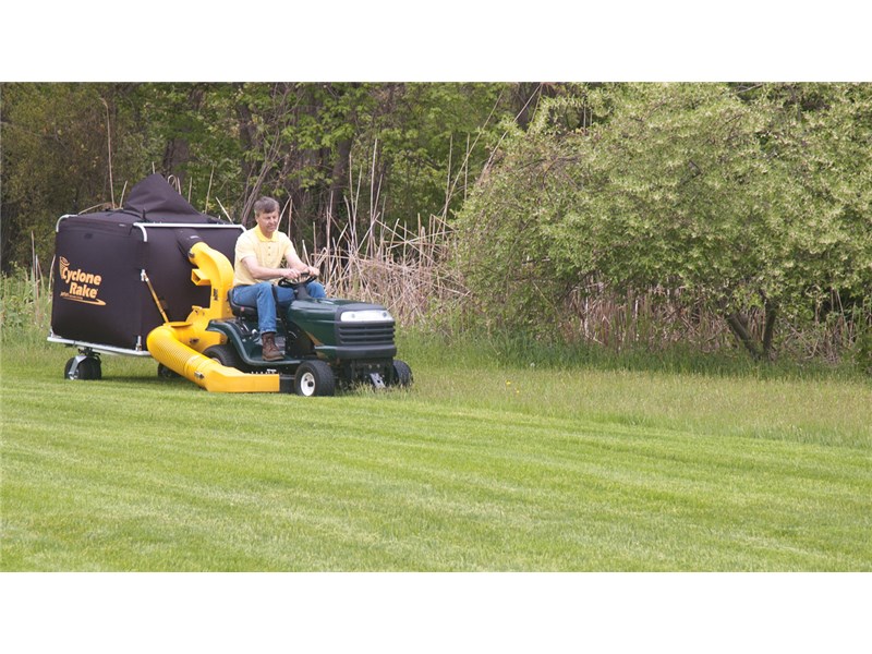 The best performing lawn in leaf vac on the market Cyclone Rake