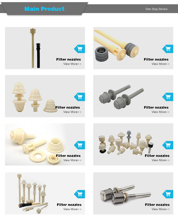 PP & ABS plastic nozzle for water treatment filter nozzles drainage system water nozzle plastic
