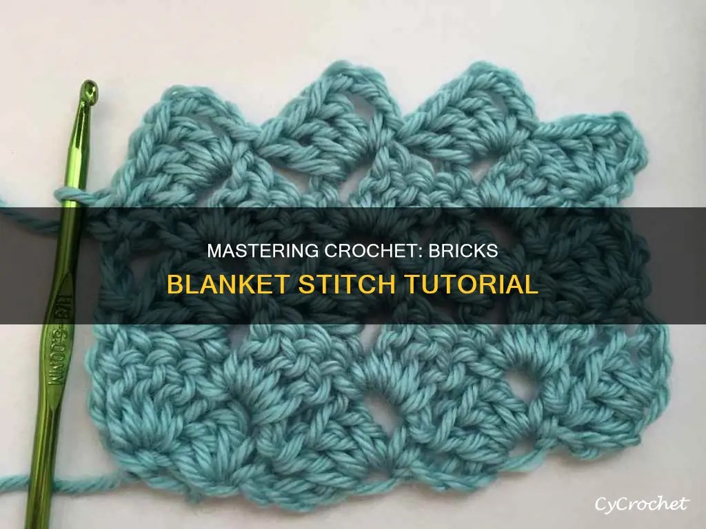 Mastering Crochet Bricks Blanket Stitch Tutorial CyCrochet