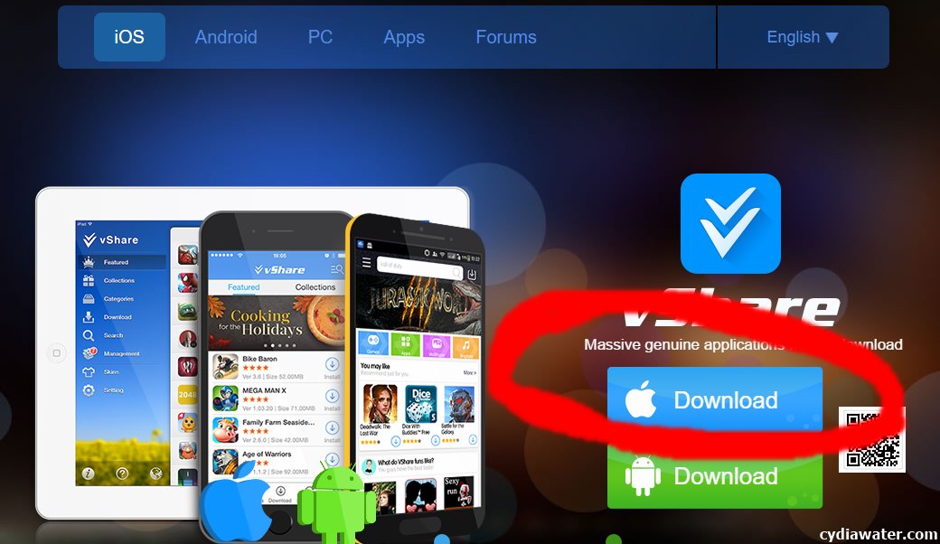 Download vShare to iOS 9 Without Jailbreak Cydia Download, Free Apps