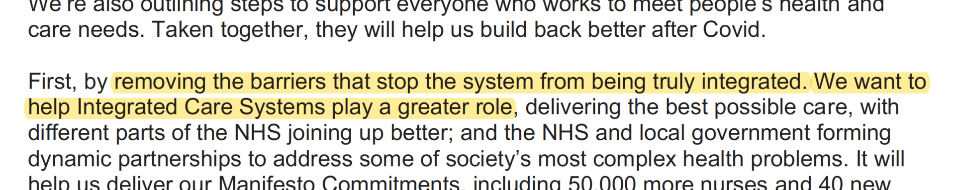 NHS White Paper Doublespeak Guide