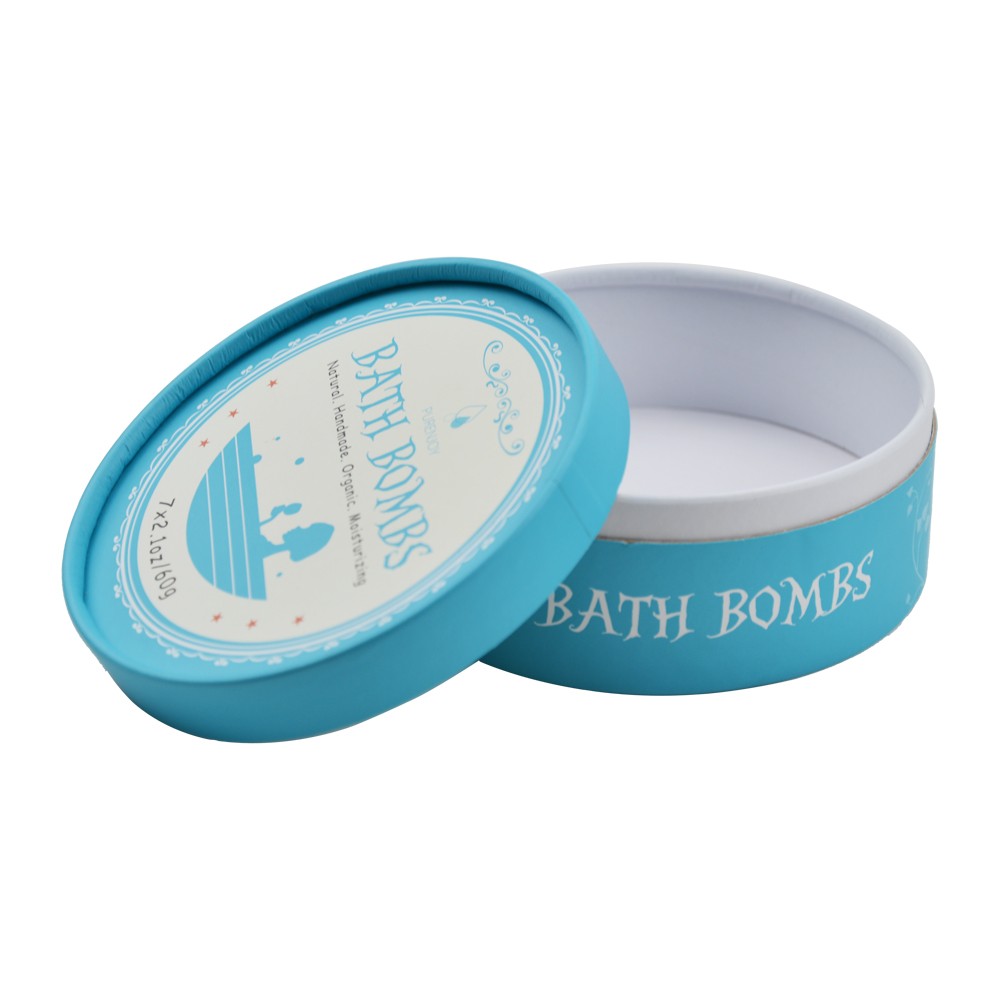 Eco Friendly Bath Bomb Packaging Cylinder Bath Bomb Packaging Bath