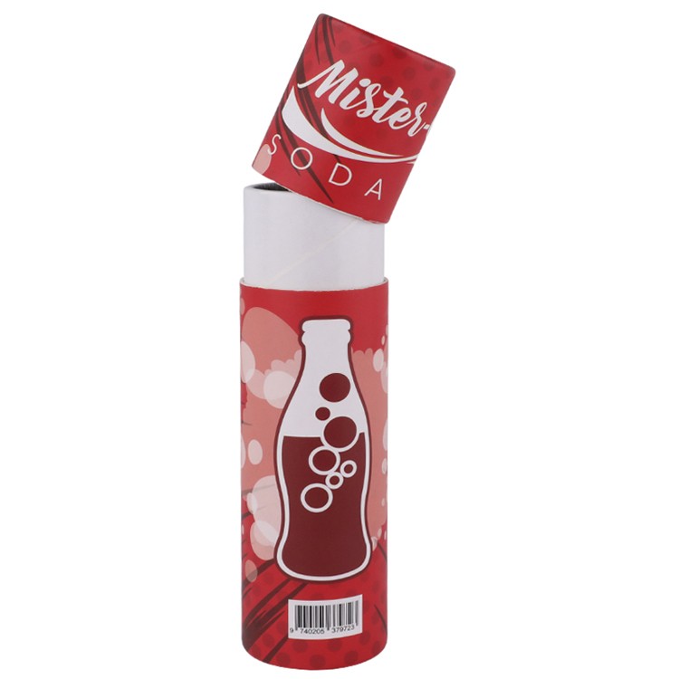 Food Grade Paper Tube Packaging Cardboard Cylindrical Beverage