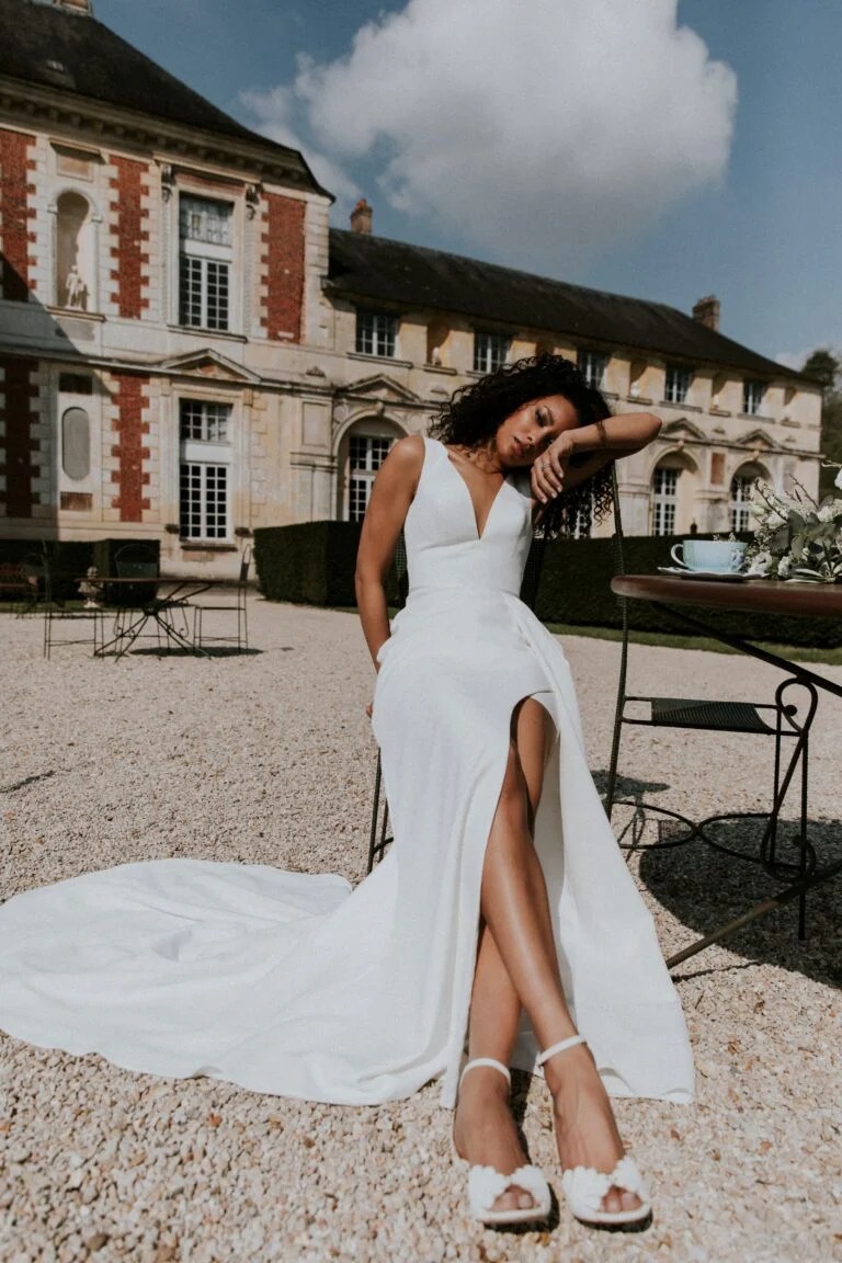 Robe de mariée NANCY, robe sirène collection 2022 Boutique Cymbeline