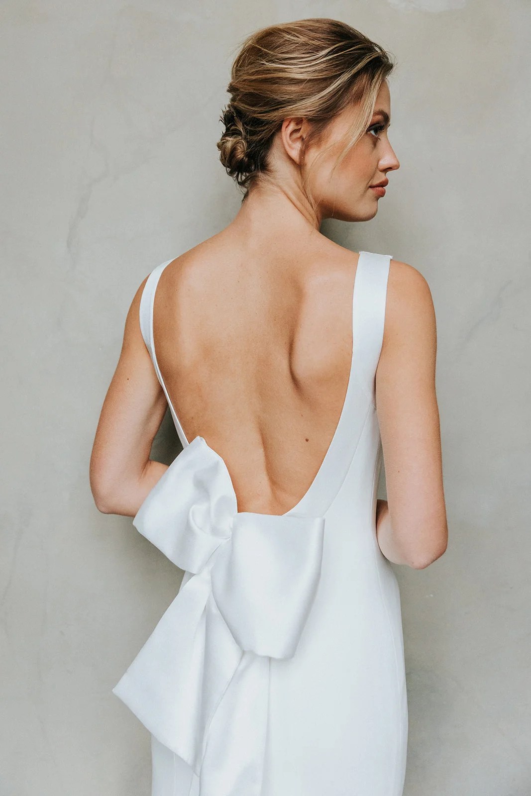 Robe de mariée ROMAINE, robe fourreau collection 2023 Boutique Cymbeline