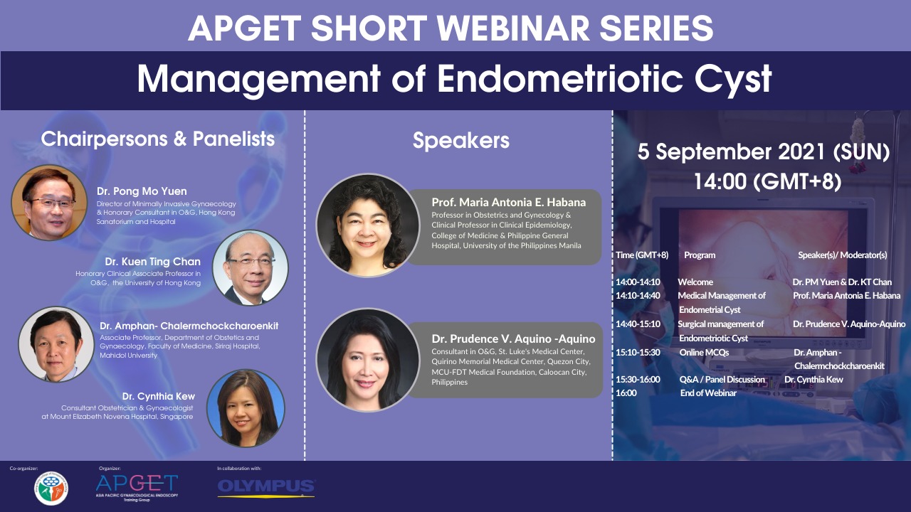 APGET Short minar Series Management of Endometriotic Cyst Cynthia