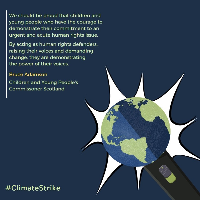 Climate change is a human rights issue Commissioner supports children