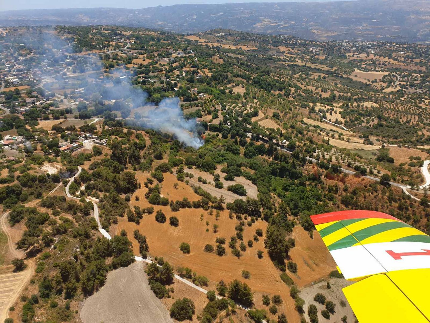 Fire breaks out in Nicosia rural area Cyprus Mail