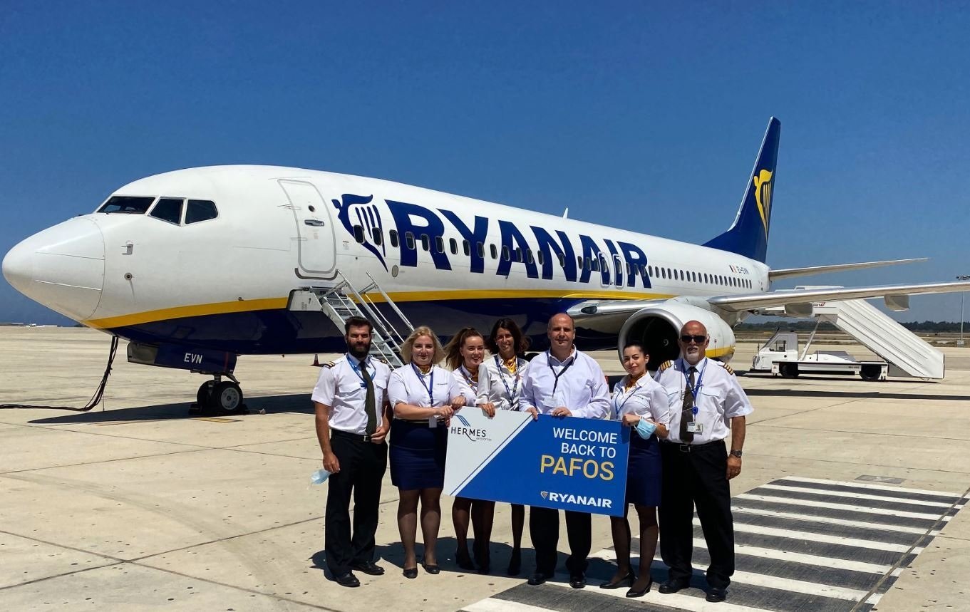 Ryanair announces new route to Cyprus From Brussels South Charleroi to