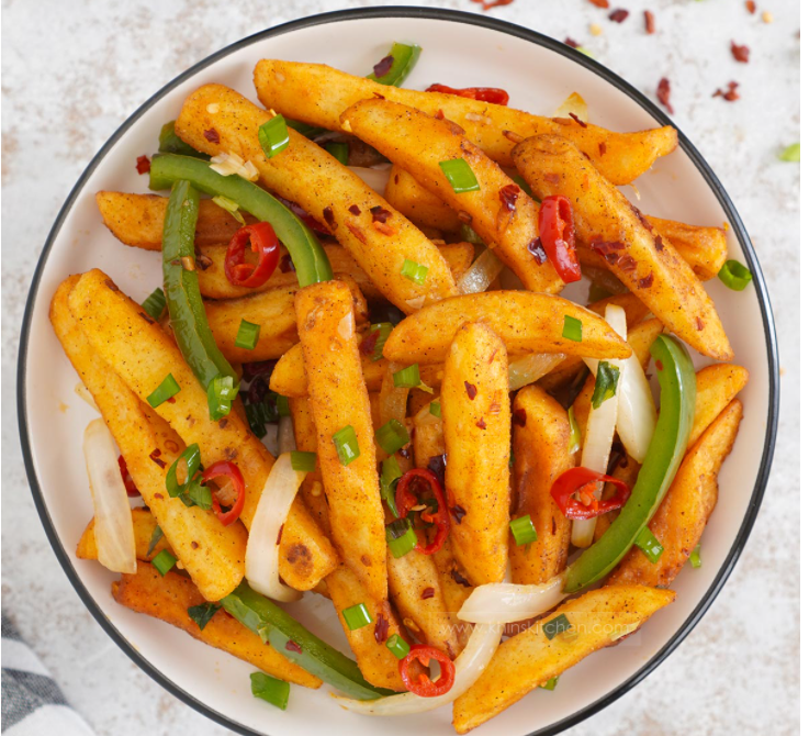 Asian stepbystep home cooking recipes Salt and Pepper chips Cyprus