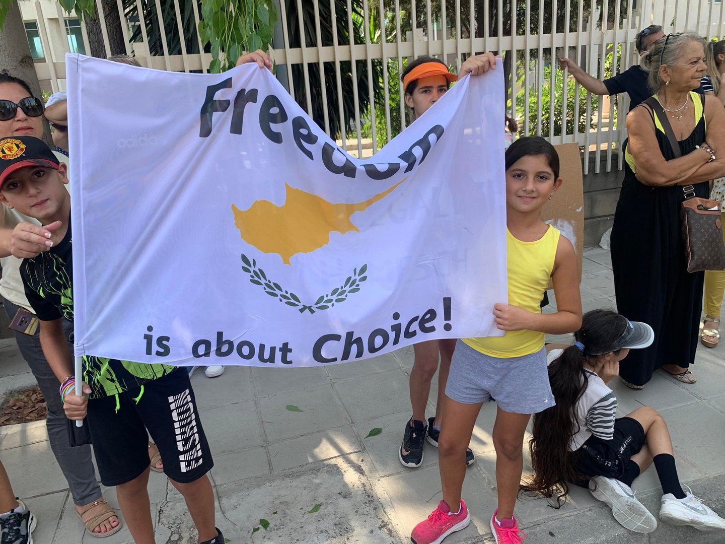 Parents protest over masks Cyprus Mail