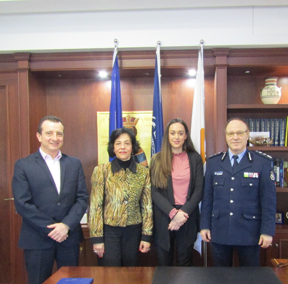 Meeting with the Cyprus Police Chief January 2020 Cyprus Integrity Forum