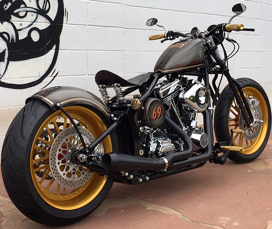 Brass Balls Gold Digger. From Bike Kit To Bike Sleek. at ... (540 x 454 Pixel)