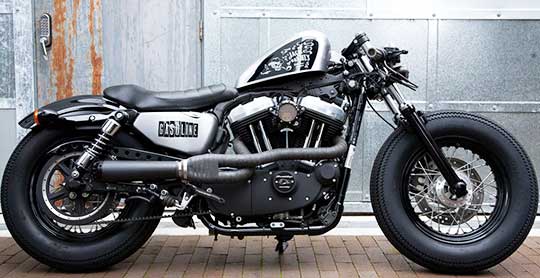 From Down Under A Sportster Forty-Eight Based Cafe Racer ... (540 x 278 Pixel)