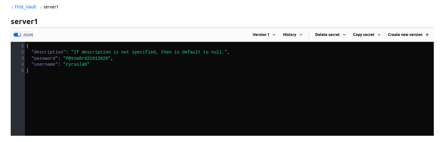 [python]Usage examples of pyvault2 cyruslab