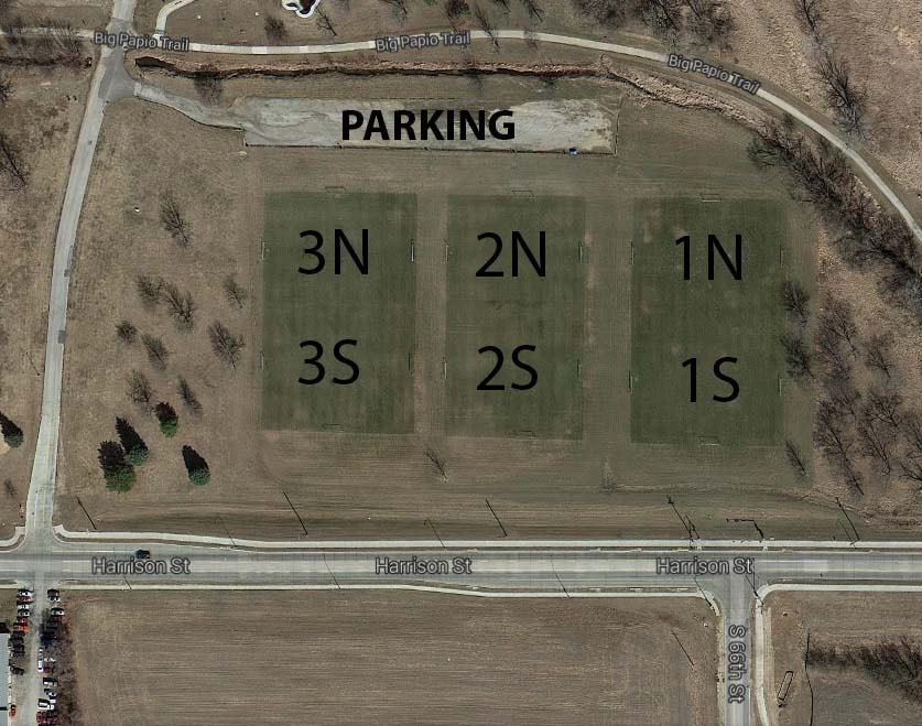 Tranquility Park Field Map Catholic Youth Soccer League CYSL