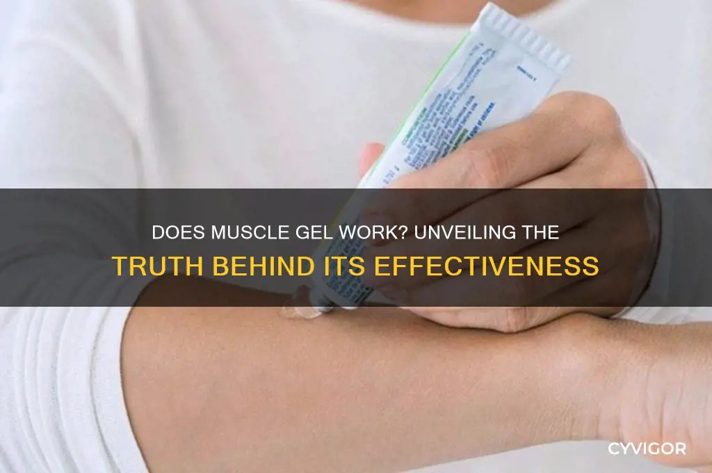 Does Muscle Gel Work Unveiling The Truth Behind Its Effectiveness