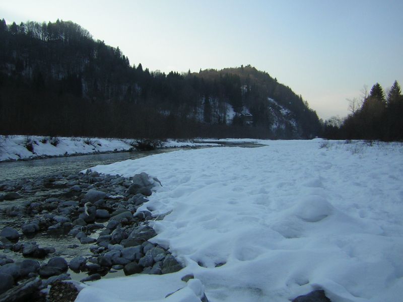 Le Giffre sous la neige