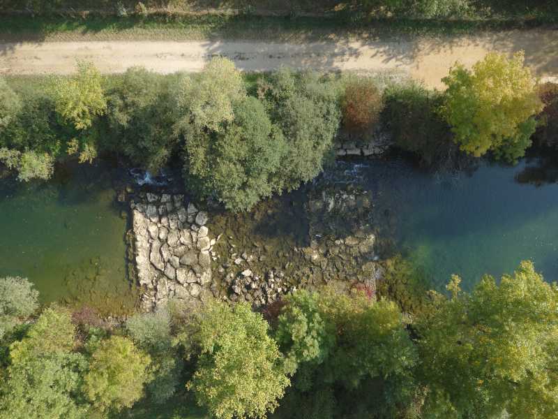 Vue en drone du seuil de Culatte sur le Suran