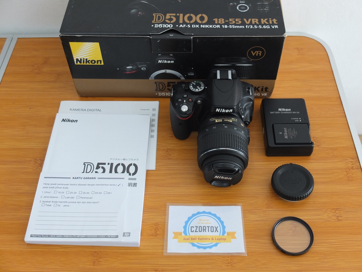 Nikon D5100 Kit 1855mm VR SC Istimewa JUAL BELI KAMERA BEKAS JUAL