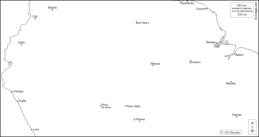 Printable Blank World Map – Outline World.