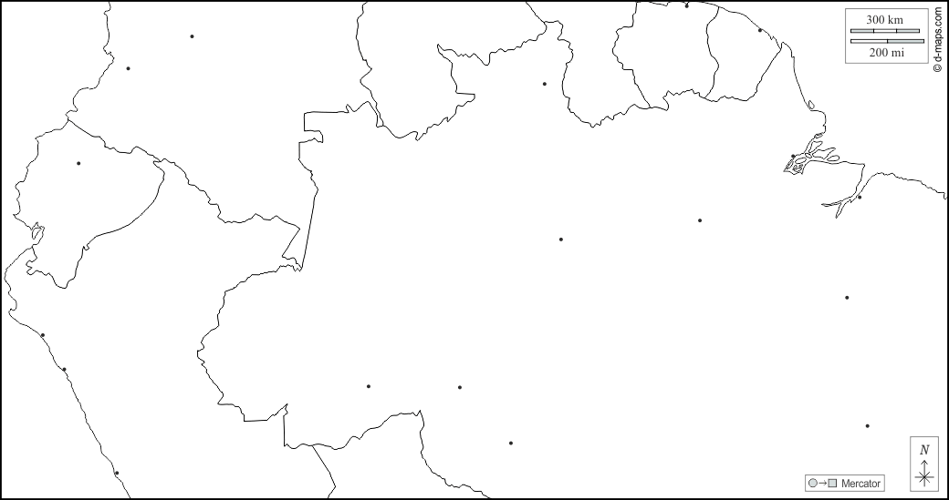 Amazon.com: blank map of the world