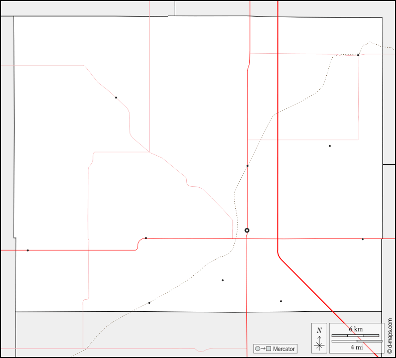 Codington County free map, free blank map, free outline map, free base