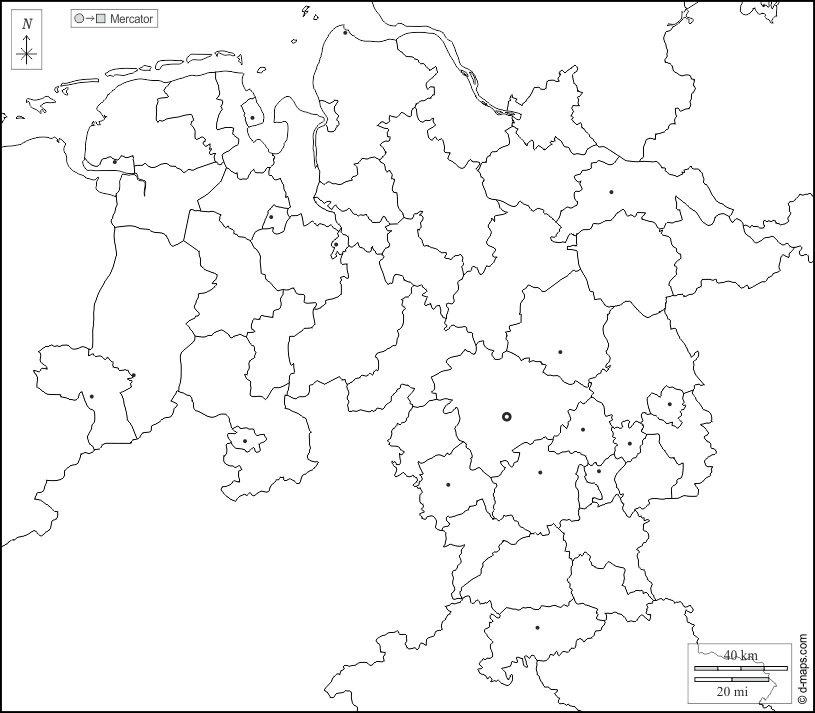 Niedersachsen Kostenlose Karten, kostenlose stumme Karte, kostenlose