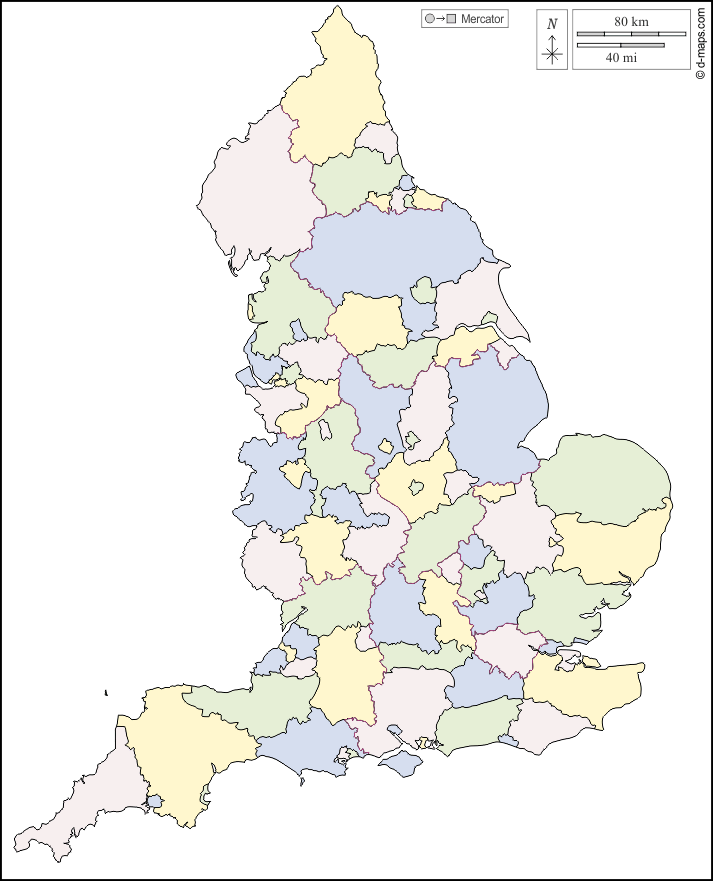 Free Editable uk County Map Download. GB Maps