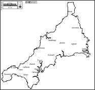 Free Printable Map Of Cornwall Cornwall: Free Maps, Free Blank Maps, Free Outline Maps, Free Base Maps