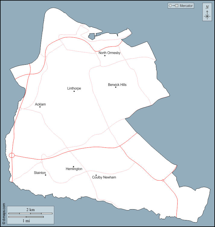 Middlesbrough Postcode Map
