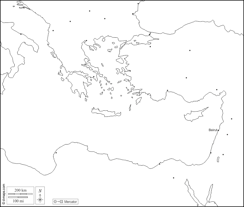 Eastern Mediterranean Google My Maps