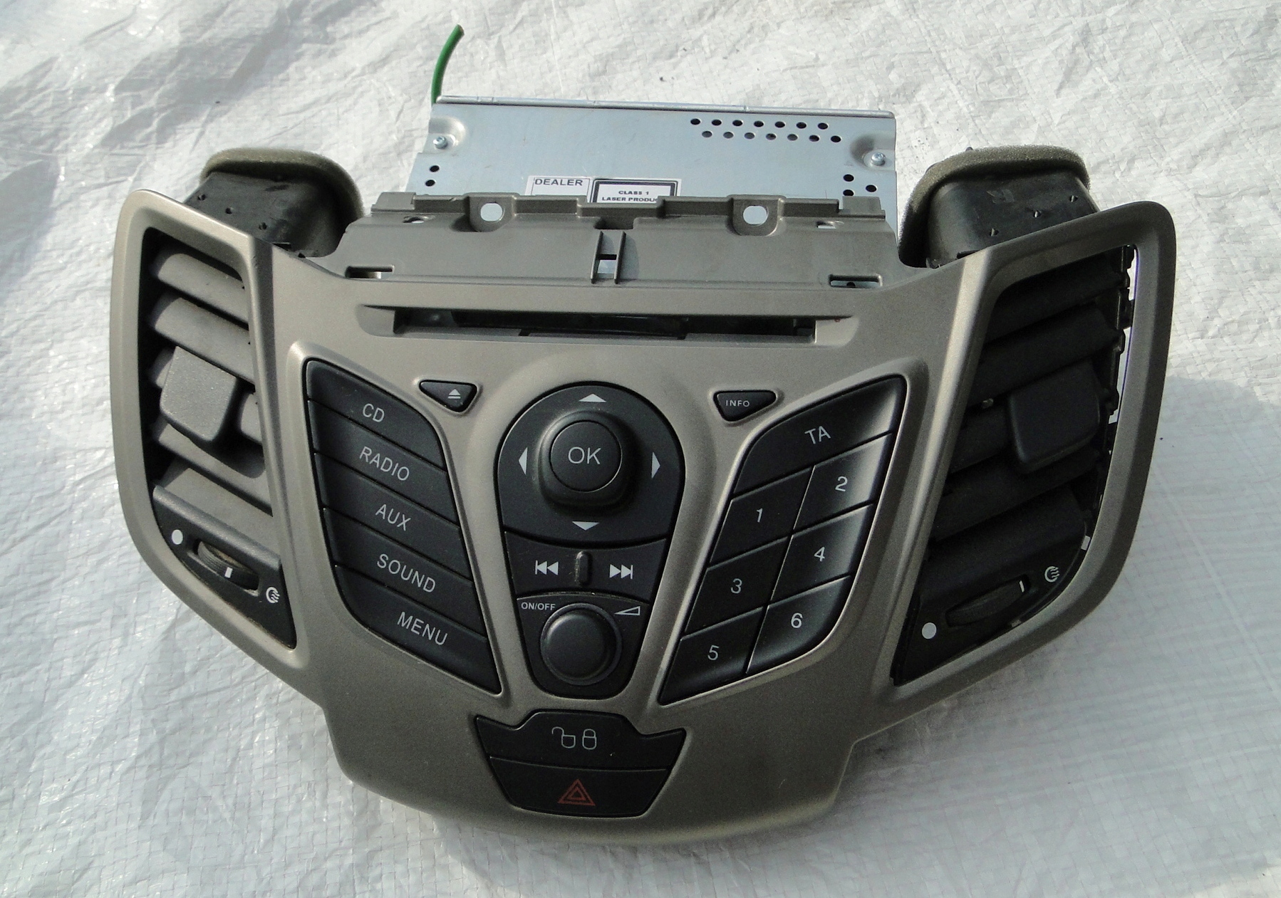 FORD FIESTA MK7 RADIO + PANEL RADIA 8A6T18C815BN - 7729328649