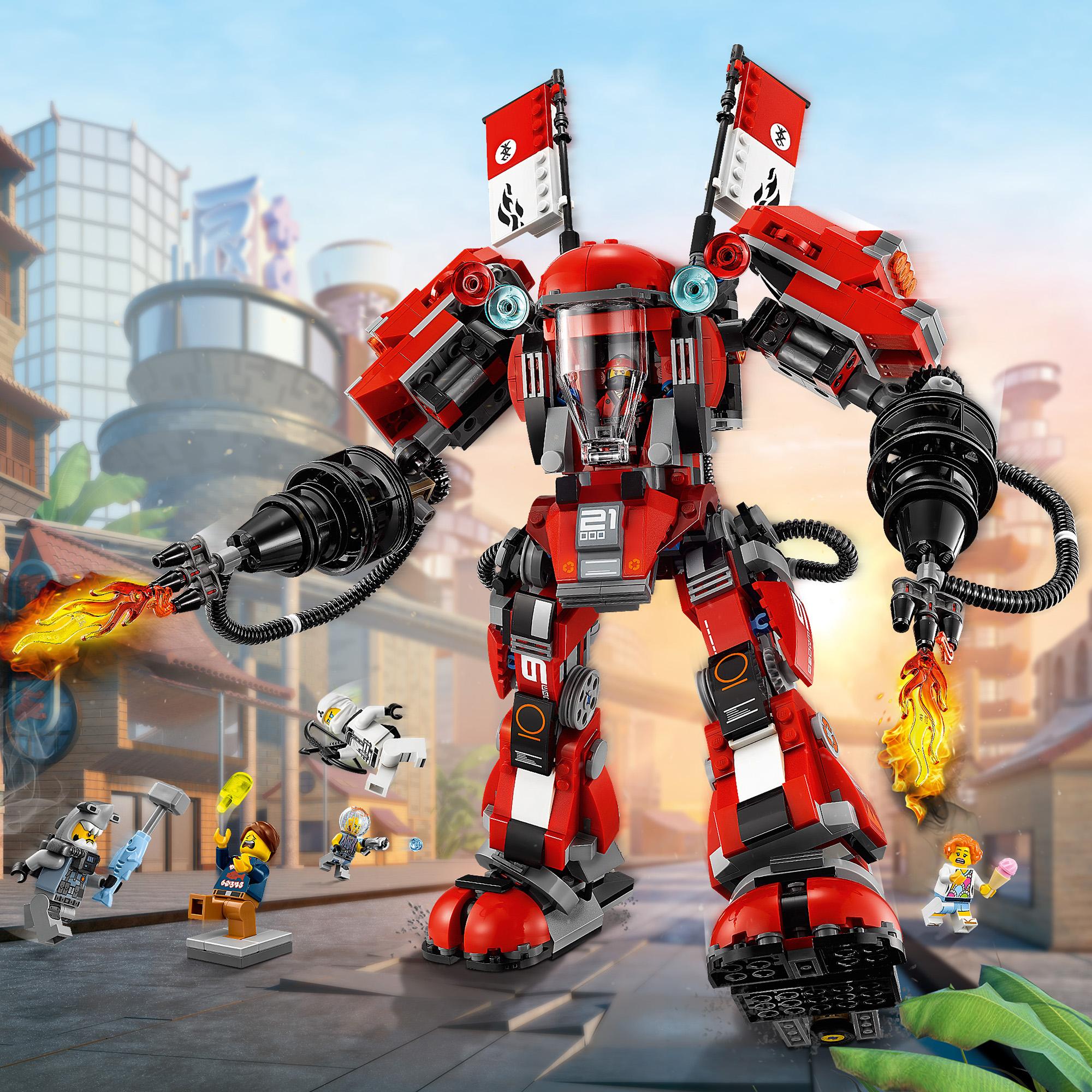 LEGO NINJAGO MOVIE 70615 OGNISTY ROBOT KLOCKI 7365622334