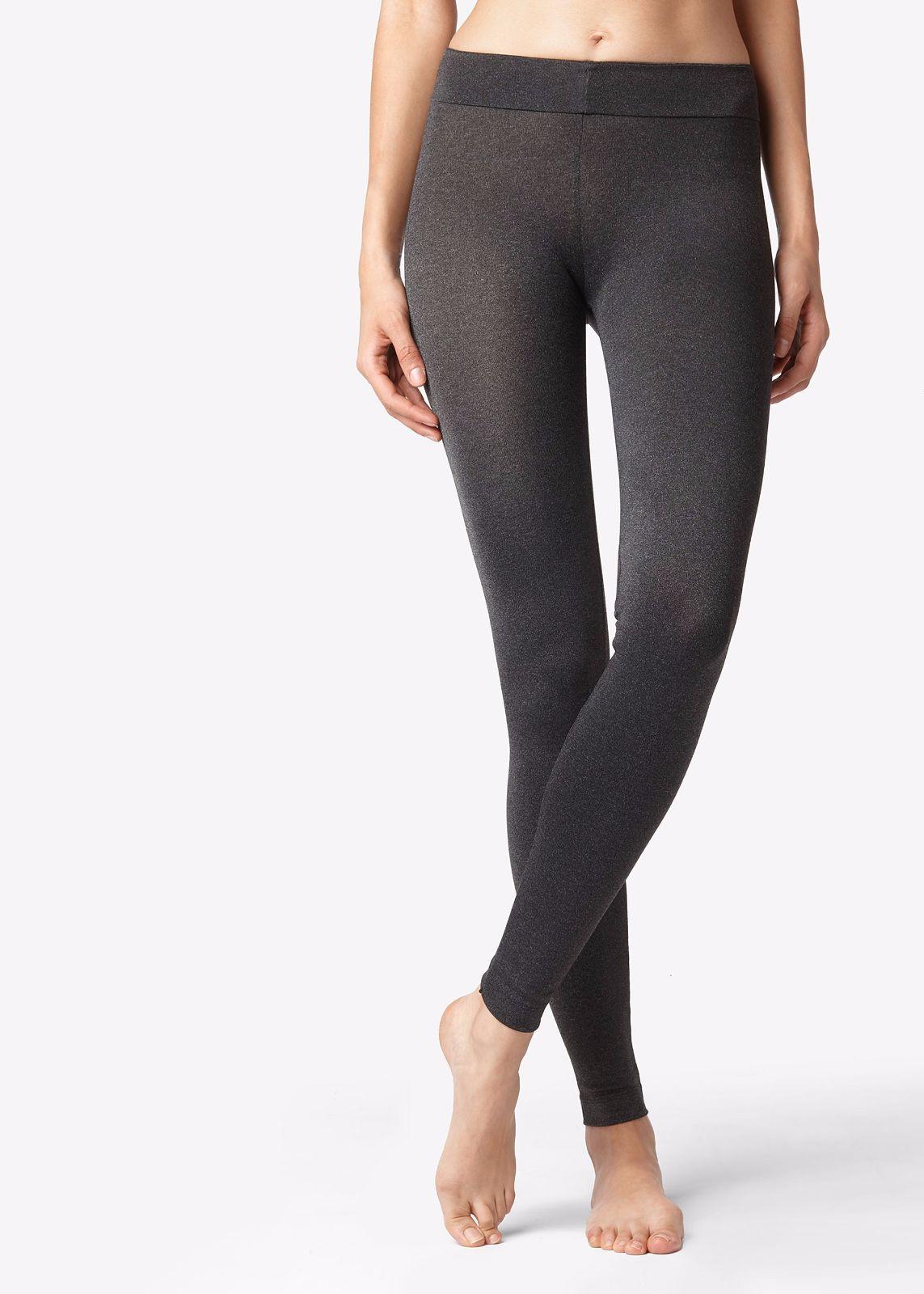 Legginsy CALZEDONIA PUSHUP SZARY MELANŻ S/36 7374043278 oficjalne