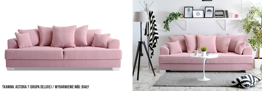 3 011,00 pln 3 346,00 pln. STYLOWA SOFA Z FUNKCJĄ SPANIA RETRO PUDROWY RÓŻ - 7393997022 - oficjalne archiwum allegro