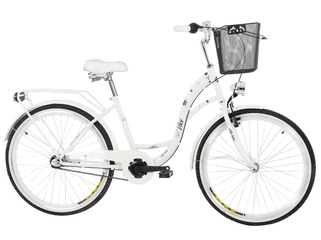 ROWER ROWEREK MIEJSKI 24 CALE DAMSKI POLSKI +KOSZ 6894426887