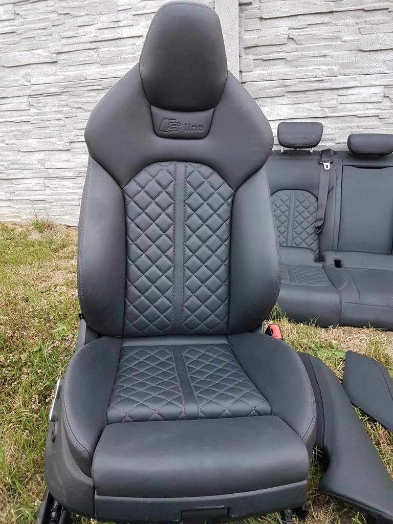 Audi A6 C7 4G FOTELE SLINE VALCONA KOMPLET j.nowe 7385142708 oficjalne archiwum Allegro