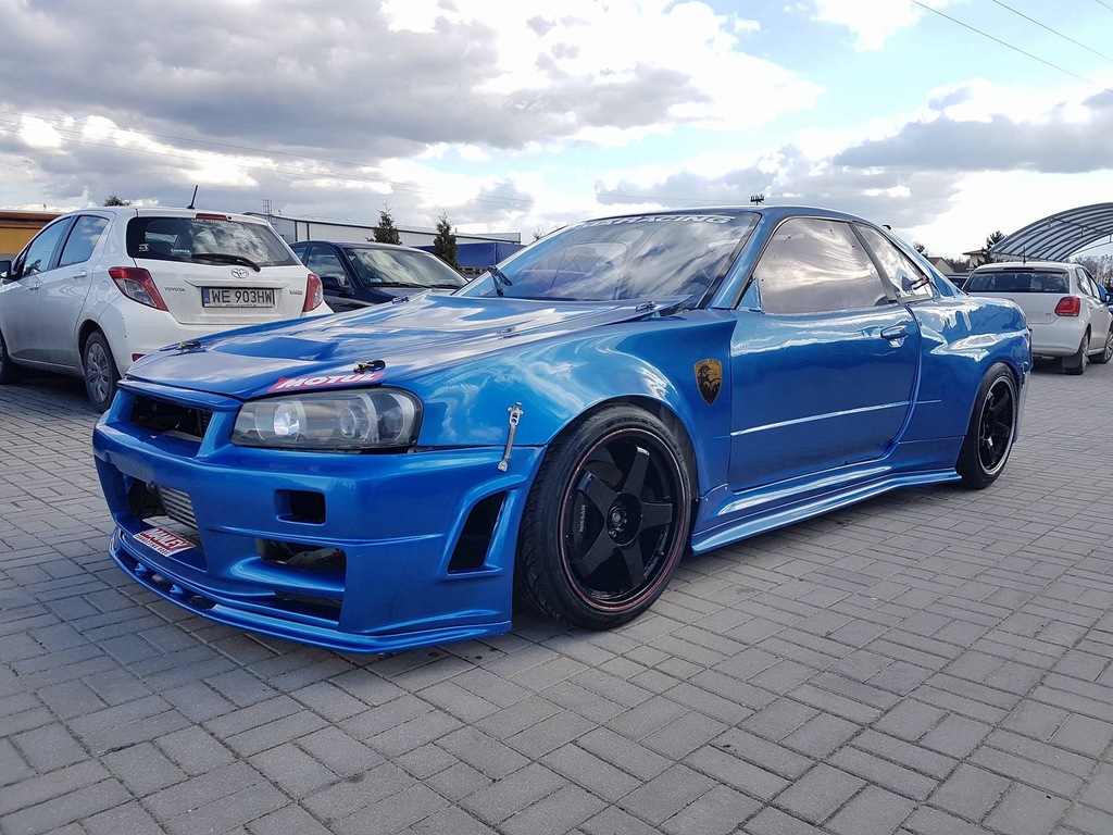 Nissan Skyline R34 Drift 2JZGTE 7079806511 oficjalne archiwum Allegro